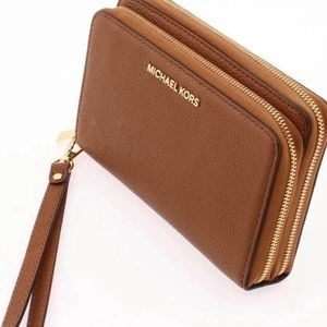 Michael Kors Adele Double Zip Wristlet Wallet